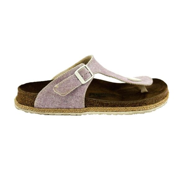 Bikenstock Papillio Canvas Sandals in Lavandar - Picture 1 of 10